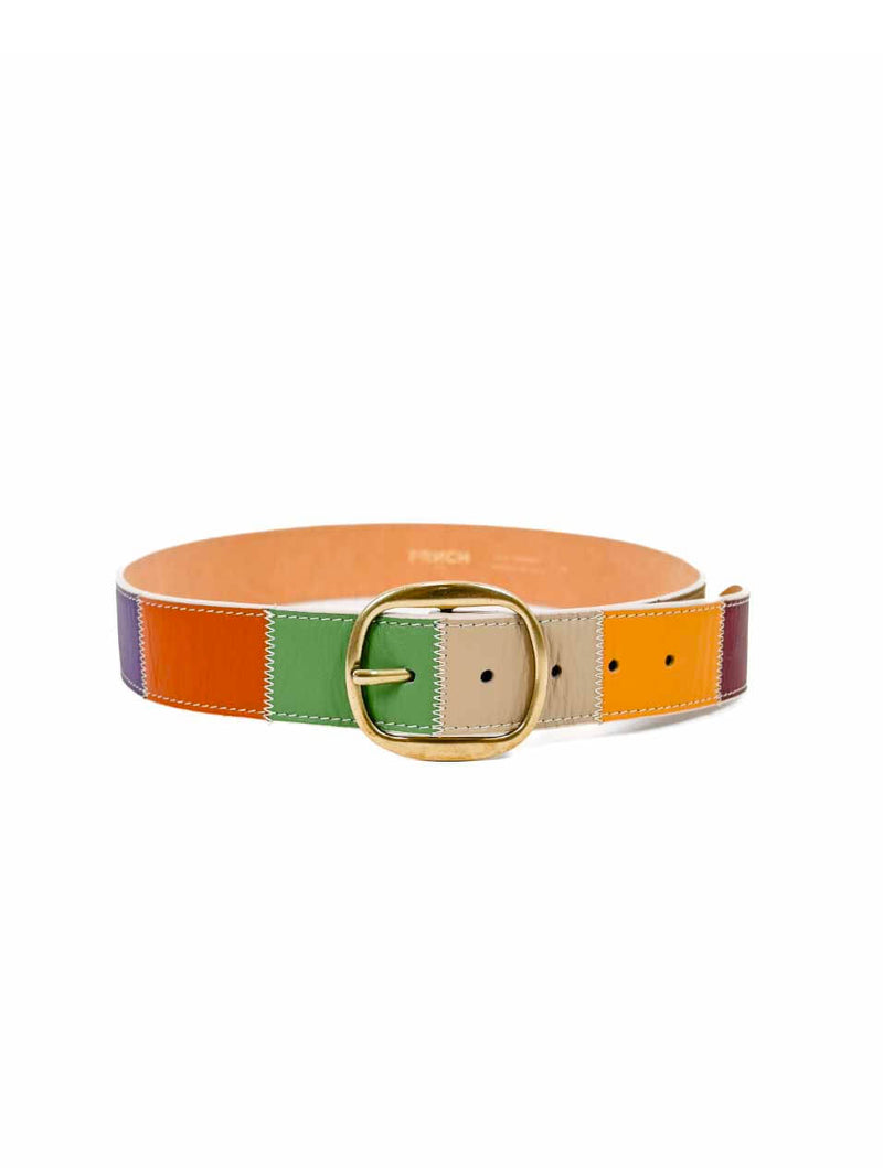 Jill Leather Belt in Multi