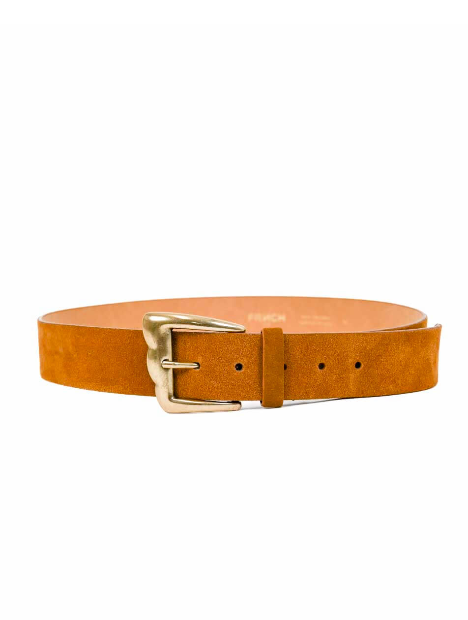 Jaelle Leather Belt in Camel