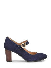 Sofft Petra Mary Jane in Navy Suede (Final Sale)