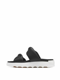 Sorel Viibe Twist Sandal in Black/Sea Salt